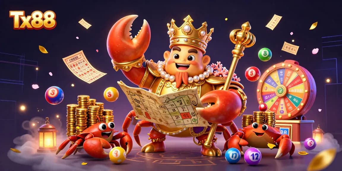 Engage in thrilling gameplay at Tx88 with 3D characters before a colorful display of vibrant casino elements.