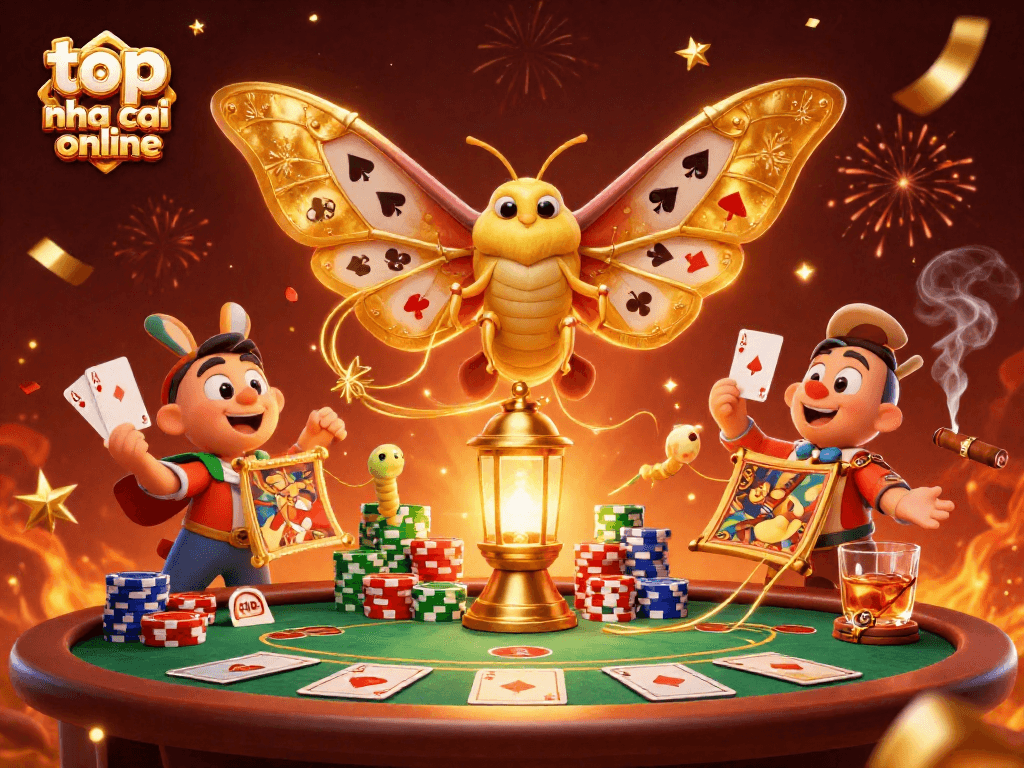 Experience the thrill of top nha cai online with an exciting 3D casino scene featuring vibrant characters and dynamic gameplay.