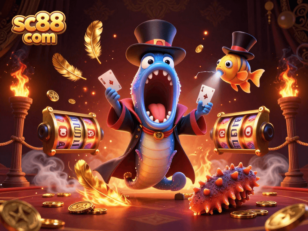 Engage with sc88 com's vibrant casino magic featuring unique characters and betting elements.