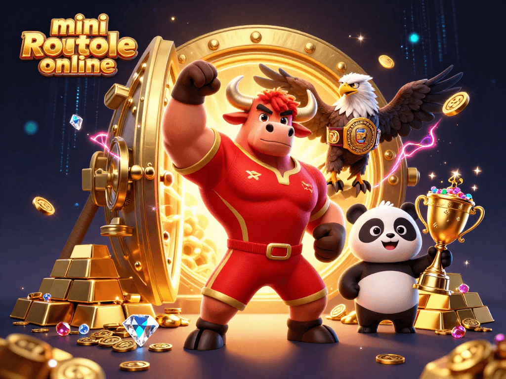 Experience the excitement of mini roulette online with a dynamic casino scene full of winners.