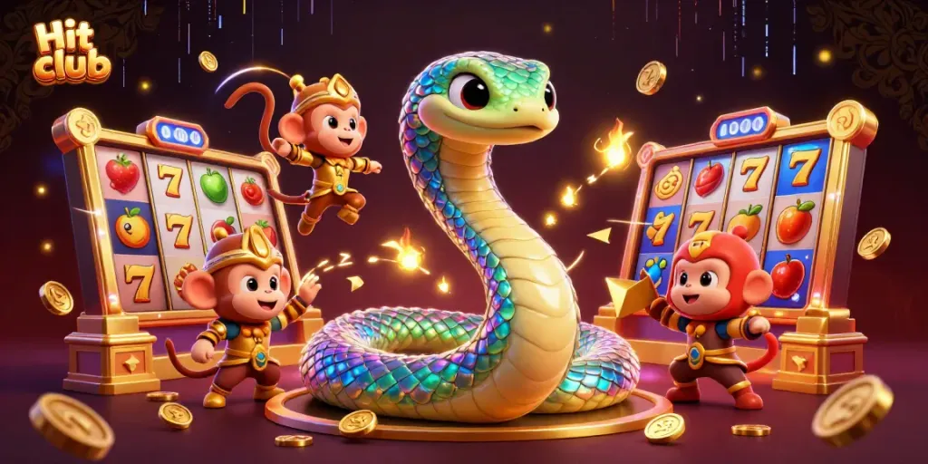 Engage with the Hit club for vibrant slots gameplay featuring colorful characters and dynamic casino elements.