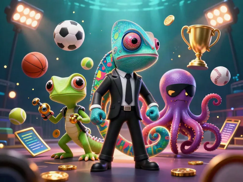 Experience exhilarating betting action with vsbet in a vibrant, colorful casino scene.