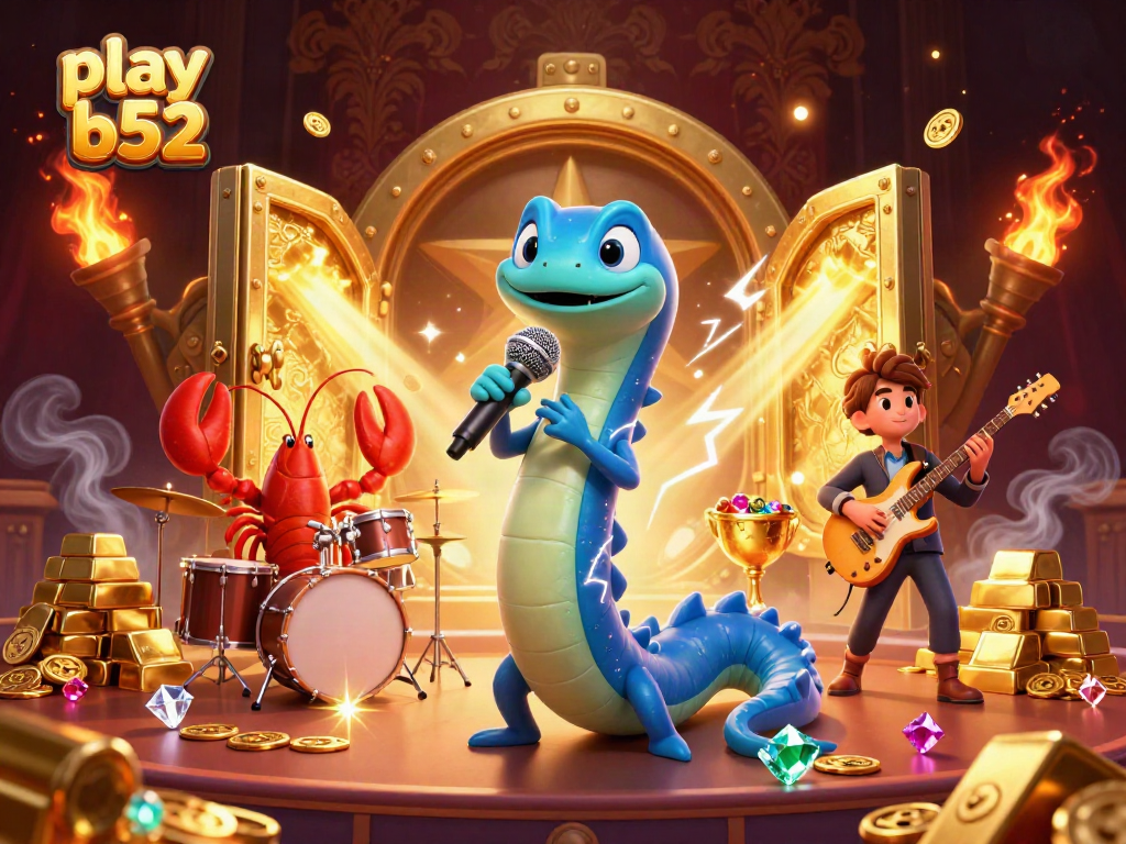 Experience the excitement and thrill as you play b52 in this vibrant underwater casino scene!