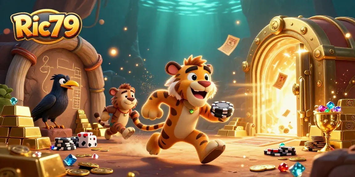 Experience the excitement of sports betting with Ric79 in a colorful, dynamic prehistoric casino.