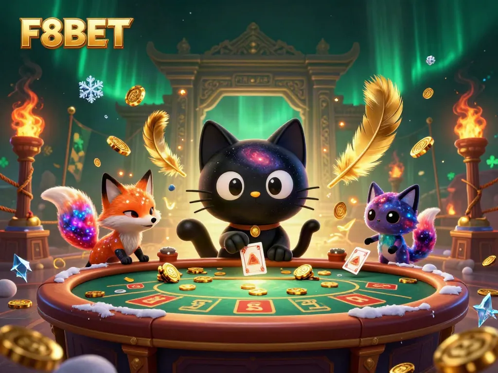 Experience thrilling gameplay at F8BET with vibrant cosmic characters and dynamic betting elements.