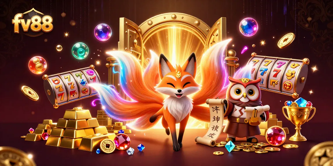 Experience the vibrant world of fv88 with colorful slots and a treasure-filled fantasy.