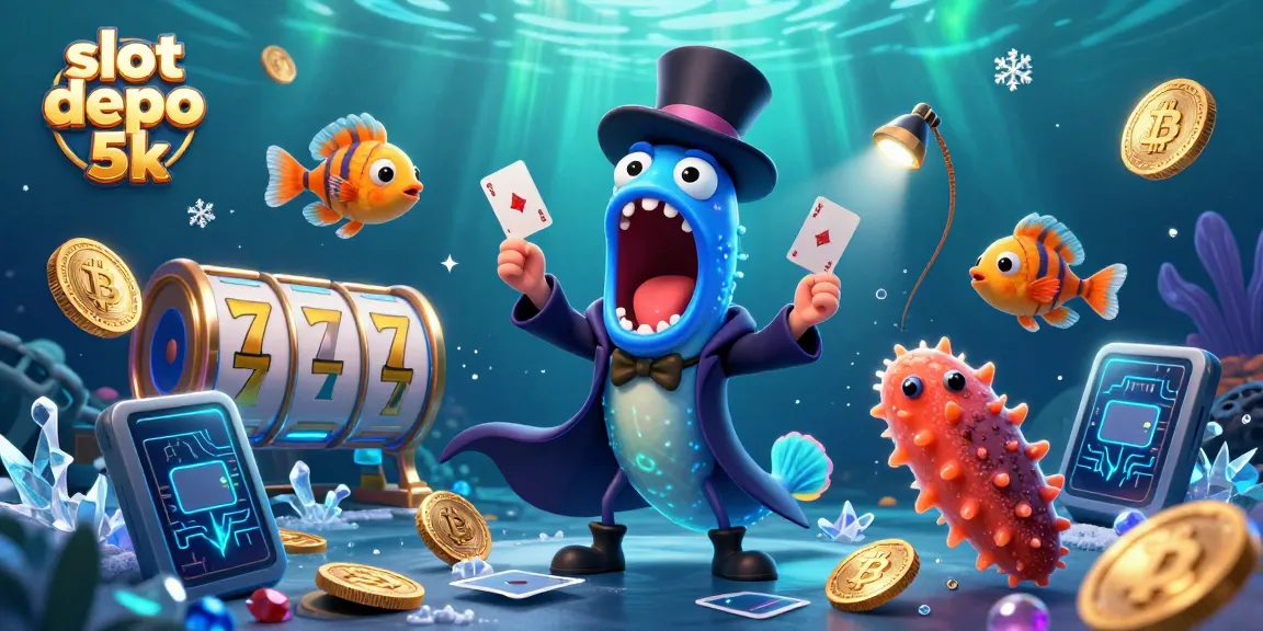 Engage in thrilling gameplay with slot depo 5k, vibrant 3D casino characters, and lively elements.