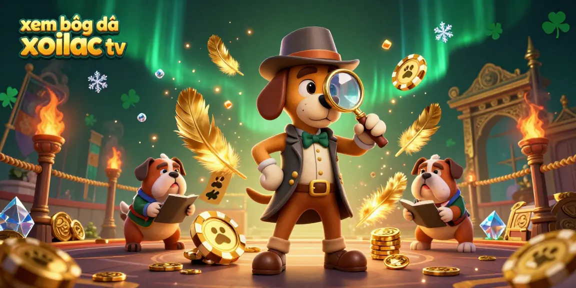Enjoy exciting gaming adventures on xem bóng đá xoilac tv with engaging characters amidst festive casino elements.