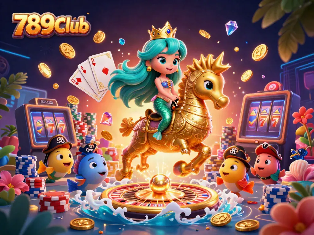 Experience the excitement of 789Club with immersive casino elements, vibrant characters, and dynamic game styles.